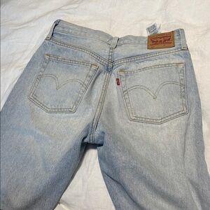 Levi's Distressed 501 Blue Denim Jeans W27 L26